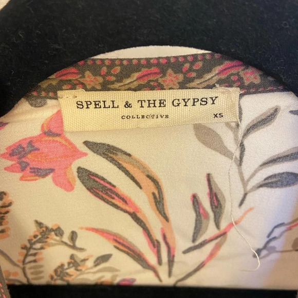 SPELL & The Gypsy Maisie Bambi Gown Strawberries & Cream Size Extra Small - Picture 9 of 11